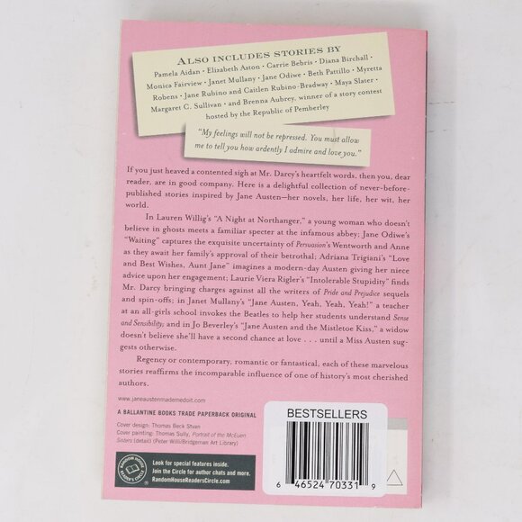 New Jane Austen Made Me Do It Laurel Ann Nattress Trade Paperback Short Stories - Picture 2 of 15